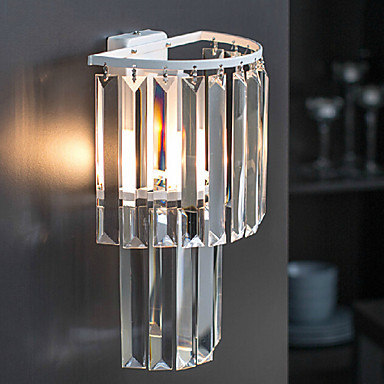 modern cylinder shape led crystal wall lamp light for home lighting wall sconce arandelas wandlamp