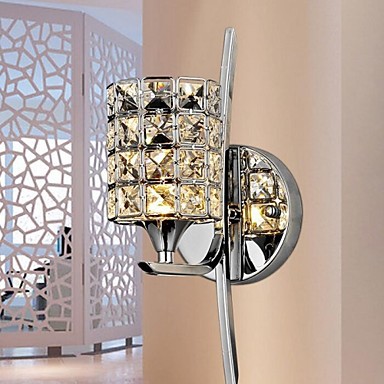wall sconce modern 3w led creative crystal wall lights lamp with 1 light for home lighting