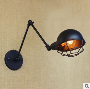 60w america rh retro loft vintage arm wall lights for home industiral wall lamp,arandela lamparas de pared