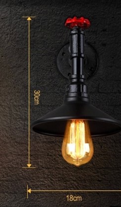 60w industrial pipe lamp vintage wall lights for home in retro loft style edison wall sconce fixtures lampara pared
