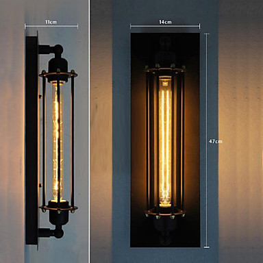 60w loft industrial vintage edison wall light lamp for home wall sconce metal frame factory feature