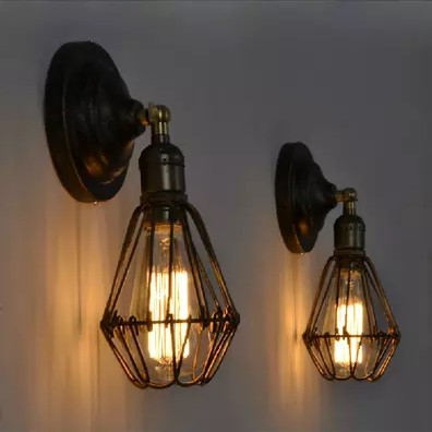 60w loft retro style industrial wall lamp vintage wall light for home lighting edison wall sconce