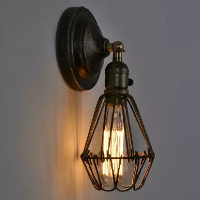60w loft retro style industrial wall lamp vintage wall light for home lighting edison wall sconce