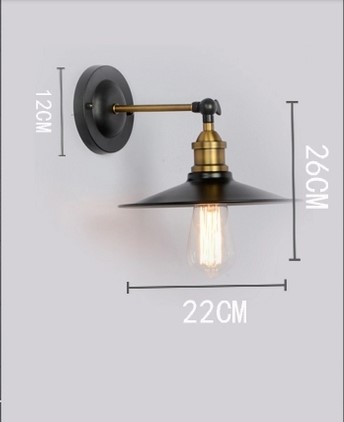 american retro loft style vintage industrial lighitng wall lights for home ,edison wall sconce lamparas de pared