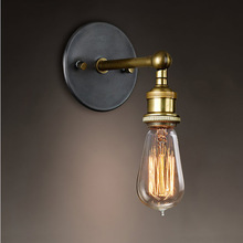 e27/e26 base loft industrial vintage edison wall light lamp for home wall sconce