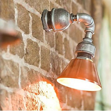 industrial loft style vintage pipe design led wall light, led wall sconce lamp