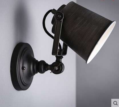 loft style industrial vintage wall lamp for living room wall sconce,led wall light arandela de pared