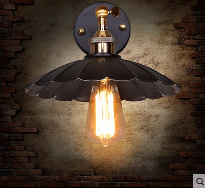retro loft industrial lamp vintage wall light fixtures arandela edison wall sconce lampara pared