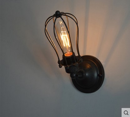 retro loft style industrial vintage wall light lamp , edison wall sconce american country style