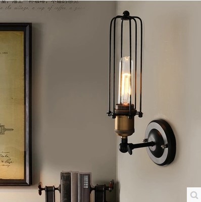 style loft retro vintage wall light for home edison wall sconce,industrial wall lamp arandelas lampara pared
