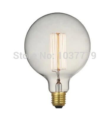 antique retro vintage 40w 220v edison light bulb e27 incandescent bulb g80 quirrel-cage filament bulb edison lamp