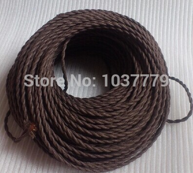 to europe sample order of 35meters fabric wire lighting accessories edison bulb diy pendant cloth braided cable