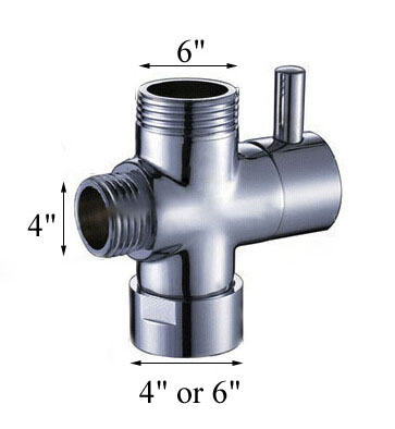 g1/2 g3/4 brass diverter valve, shower faucet accessory