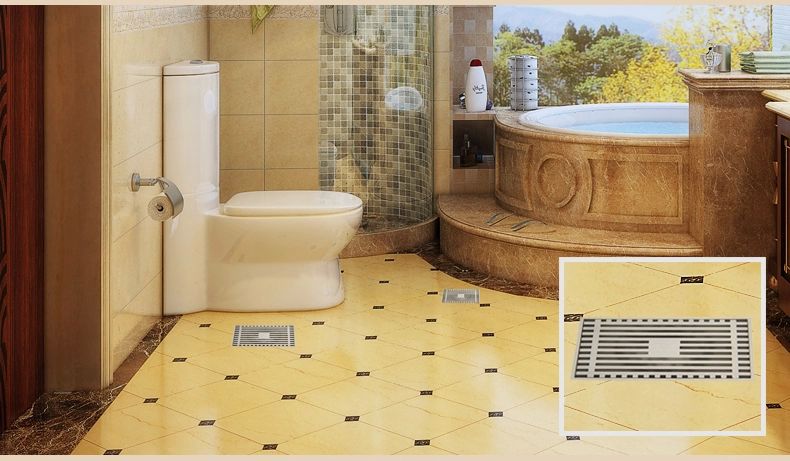 14x9 cm bathroom kitchen deodorant core anti-odor floor drain shower drain shower plug bathroom chrome button floor cover10171a