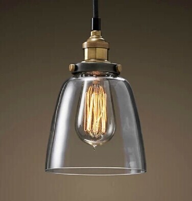 to europe 2pcs/set indurstrial iron vintage glass shade edison pendant lamp e27 edison fitting for decoration