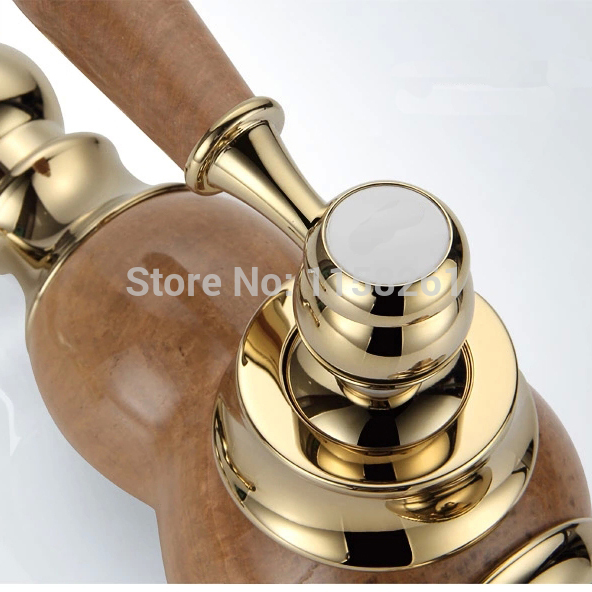 360degree rotating brass torneira cozinha kitchen faucet cold water gold basin sink taps mixers lt-5027k