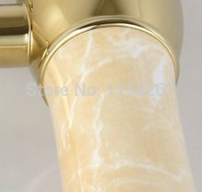 golden deck mounted one hole basin sink mixer faucet bathroom mixer faucet with brass material taps q-21