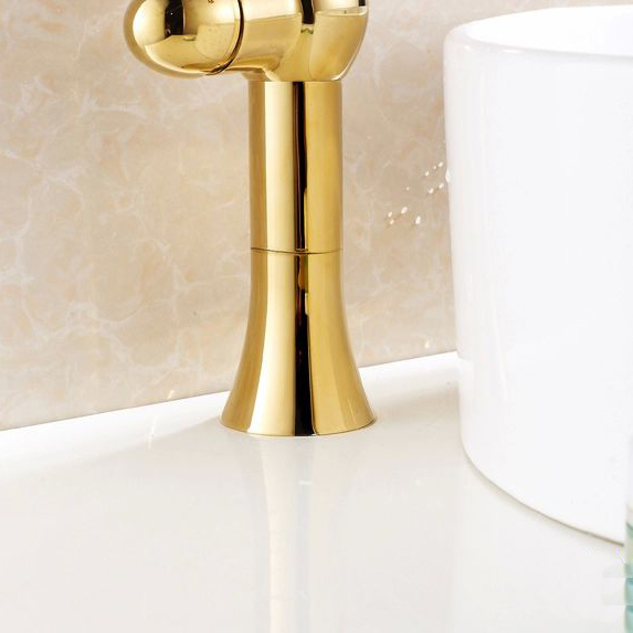 modern golden surface bathroom sink faucet soild brass mixer tap bath mixer bathroom faucet basin mixer hj-873k