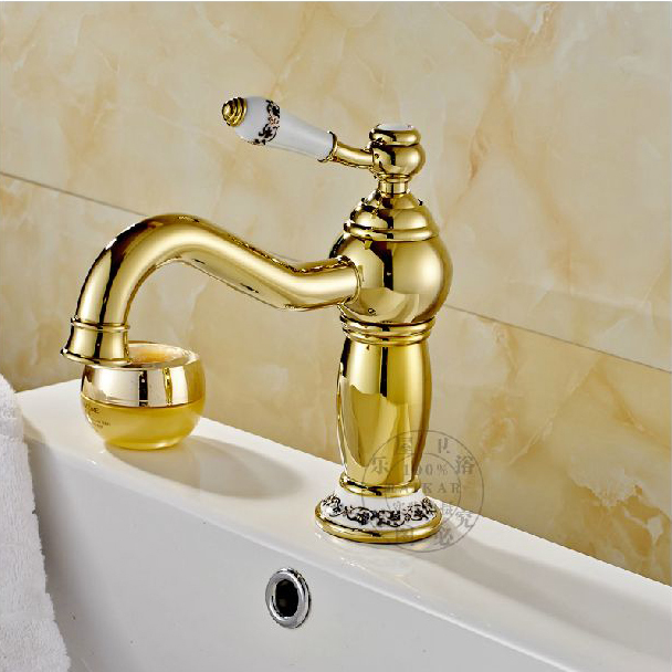 new modern basin faucet solid brass with ceramic handle deck mounted bathroom faucet single hole m-14k