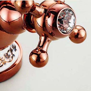 rose gold finish kitchen/bathroom faucets kitchen tap basin faucets single hole and handle cold faucet 2021e