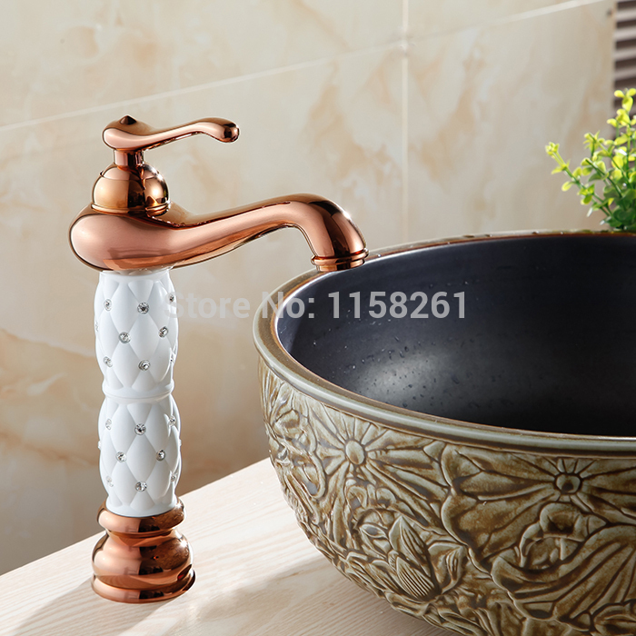 rose golden basin faucet diamond basin faucet the basin faucet bathroom washbasin water tap al-7202e