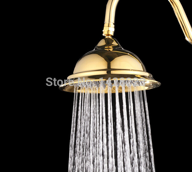 luxury fashion rainfall shower faucet single handle adjust height shower mixer tap with handshower