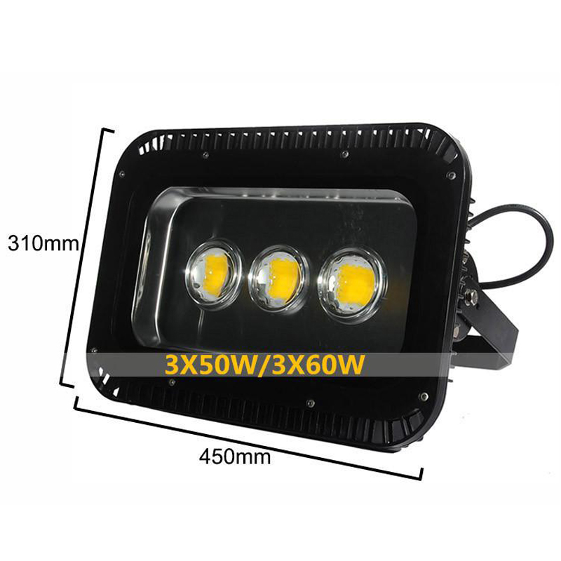 2016 floodlights 150w 180w led flood lights outdoor waterproof tunnel lamp 85-265v warm/cool white 3 years warranty christmas