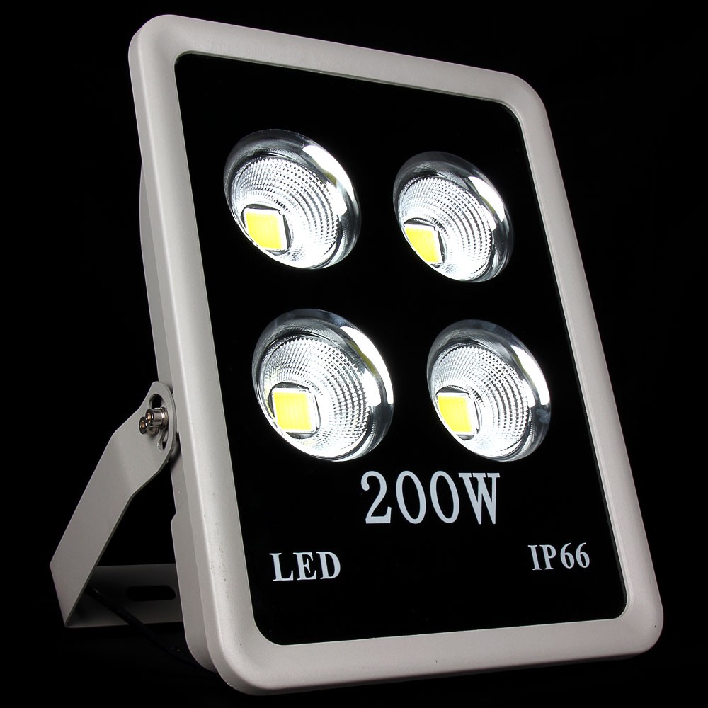 2pcs best high power 200w cob led flood light waterproof outdoor lamp floodlights led lighting ac85-265v