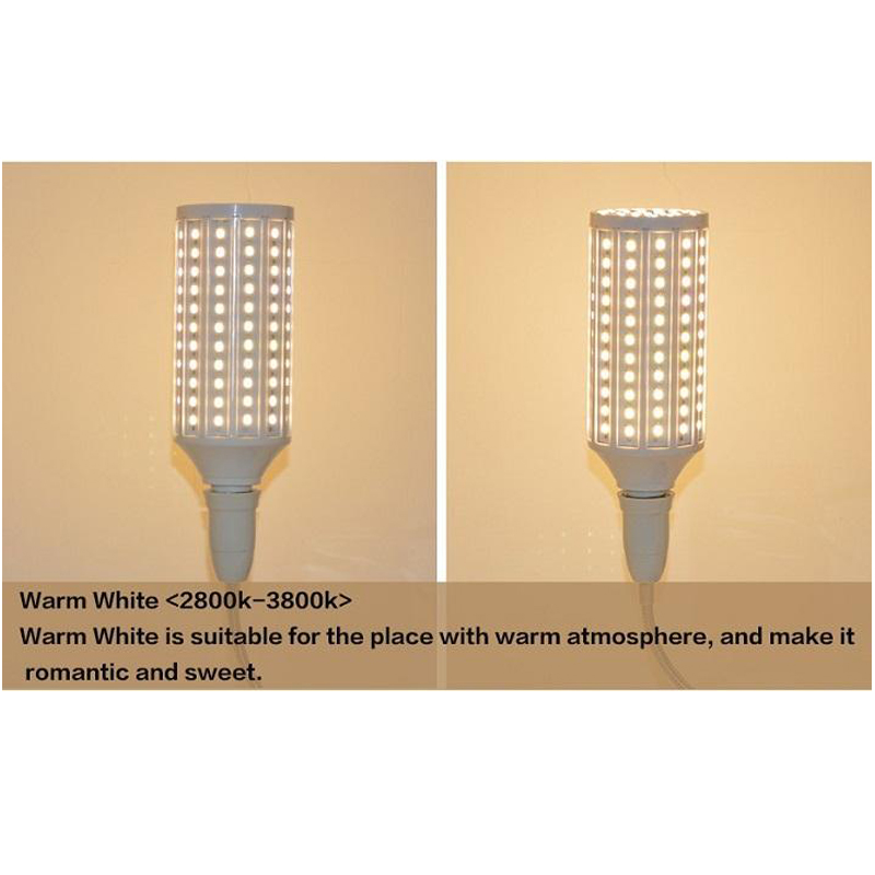 40w 50w led corn light lamp 360 angle e27 e26 e40 high power smd 5630 led bulbs light warm/white ac 110v/220v