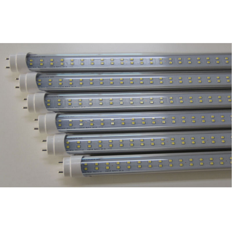 50pcs 28w 2800lm double row t8 g13 base led tube 4ft smd 2835 85-265v led fluorescent lighting lamp 2 years warranty