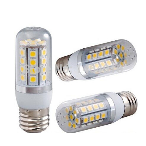 g9 gu10 e27 led lights with cover 36pcs 5050 smd 6w led spotlights warm/cool white ac 220v