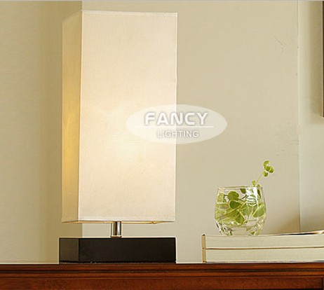 modern bedside table lamp white fabric lampshade desk lamp 110/220v table light for living room bedroom lampara de escritorio