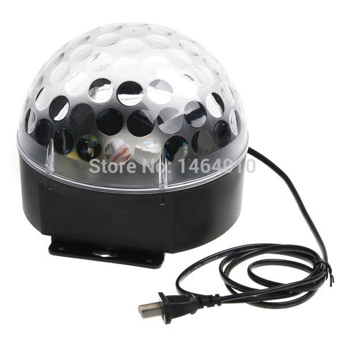 new arrival voice-activated rgb led crystal magic ball laser dj party stage lighting effect mini stage light