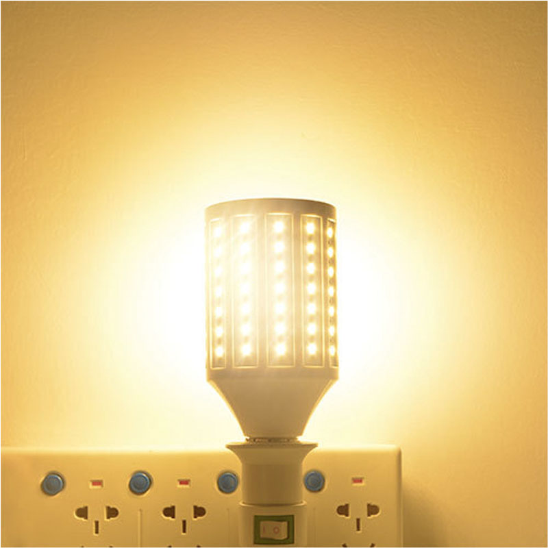 super bright e27 e14 30w 98leds led corn light 5730smd led lamp ac 110v/220v warm/cool white for home lighting 30pcs