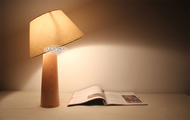 wooden decorated table lamp german beech creative european concise style table lamp for bed/study room/foyer 110v/220v