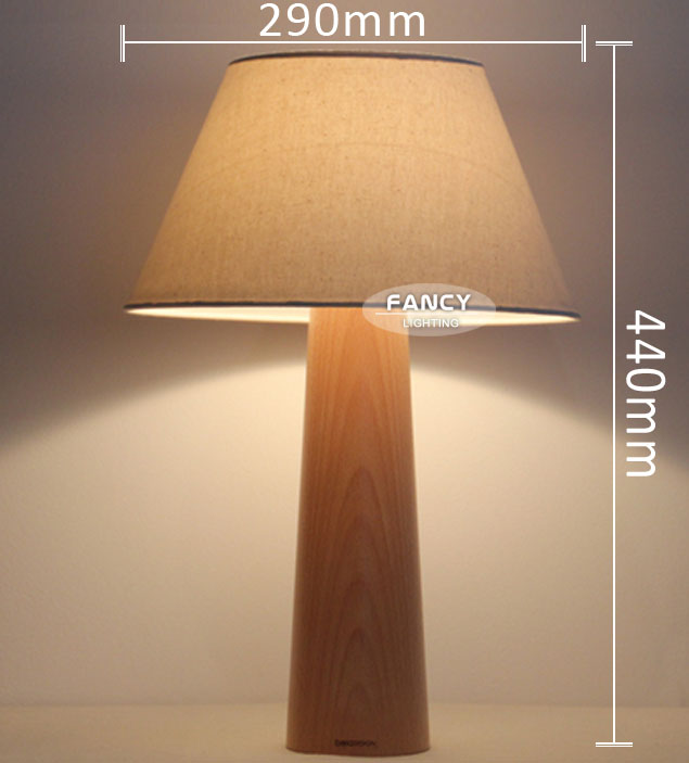 wooden decorated table lamp german beech creative european concise style table lamp for bed/study room/foyer 110v/220v