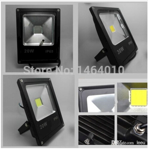 x10 waterproof ip65 led floodlight 10w 20w 30w 50w led bulb 85-265v led lighting outdoor black ultar thin light