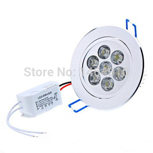 x20 dimmable led ceiling downlight 7w 700lm led recessed ceiling down light 85-265v led bulb lamp downlight lighting