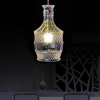 1 light,bottle shape hanging lamp modern led pendant light for home lighting,luminaria lustres e pendentes de sala,bulb included
