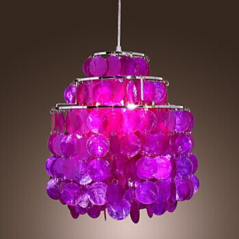 1 light,e14,shell,capiz style led modern pendant lights lamp lustres de sala teto lamparas colgantes,ac,bulb included