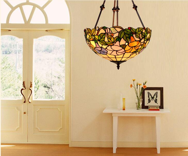 16-inch home lighting art glass trumpetflower pendant light,yslc-8,