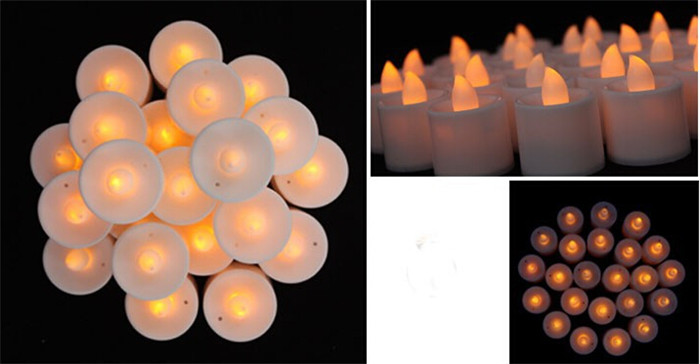 2pcs led lovely candle 7 color changeable good night light,night lamp home decor,bedroom lighting,