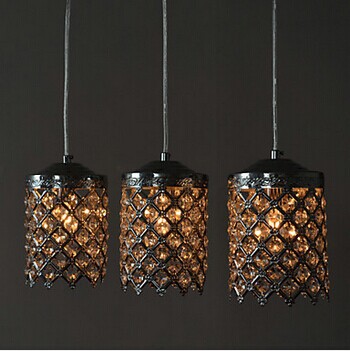3 lights modern led k9 crystal pendant lamp in crown shape,e14 bulb included,ac 90v~260v,lustres e pendentes ,lustre de cristal