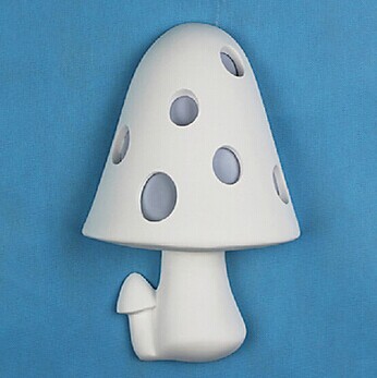 3w gypsum mushroom led wall lamp light for children home wall sconce,ac,bulb included,e27