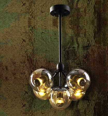 5 lights modern minimalist creative dna molecular led pendant lights for bar dining room home lighting lustres de sala