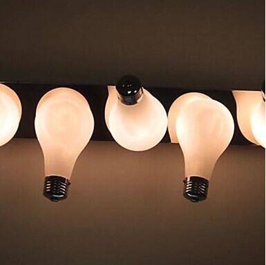 5 lights simple modern artistic led bathroom mirror lamp,for bedroom bathroom dressing room, arandela wandlamp,g4 bulb included