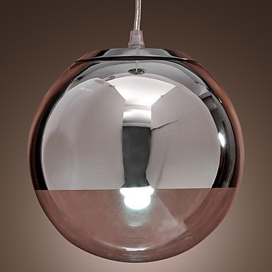 60w pendant light in globe metal shape e26/e27 for game room, kids room, bathroom, living room