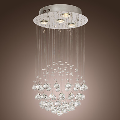chandelier luxury modern crystal bulb included 4 lights,gu10, for kids room, bathroom, living room,bulb included,
