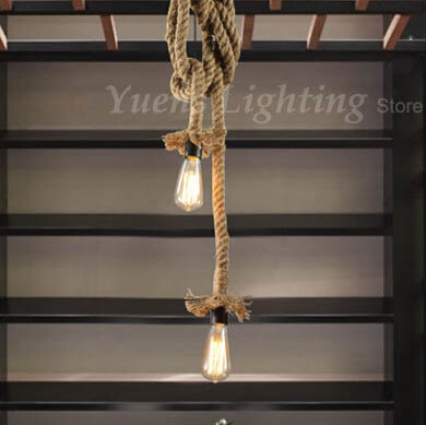 creative pendant lights hemp rope light plhr03