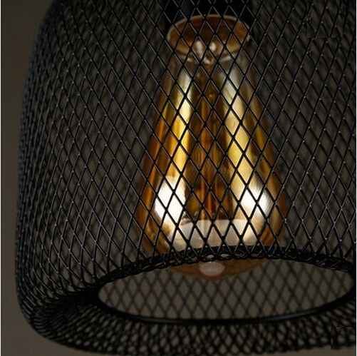 edison loft style wire mesh droplight vintage pendant lights fixtures for bar dining room hanging lamp home lighting